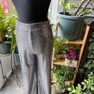 Forever 21 silver bootcut pants size L